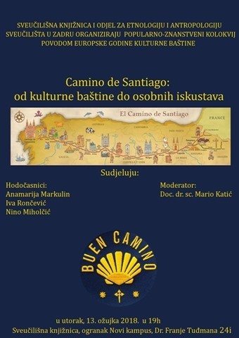 Poziv na predavanje "Camino de Santiago: od kulturne baštine do osobnih iskustava"